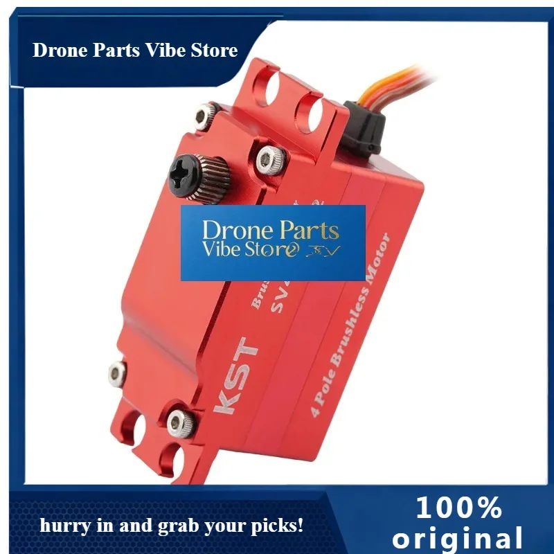

Drone Parts 1pcs New KST SV4012-12 SHV 4 Pole Brushless Low Profile Servo 42.0Kgf.cm 0.10sec For RC Cars Fixed Wings Robotics