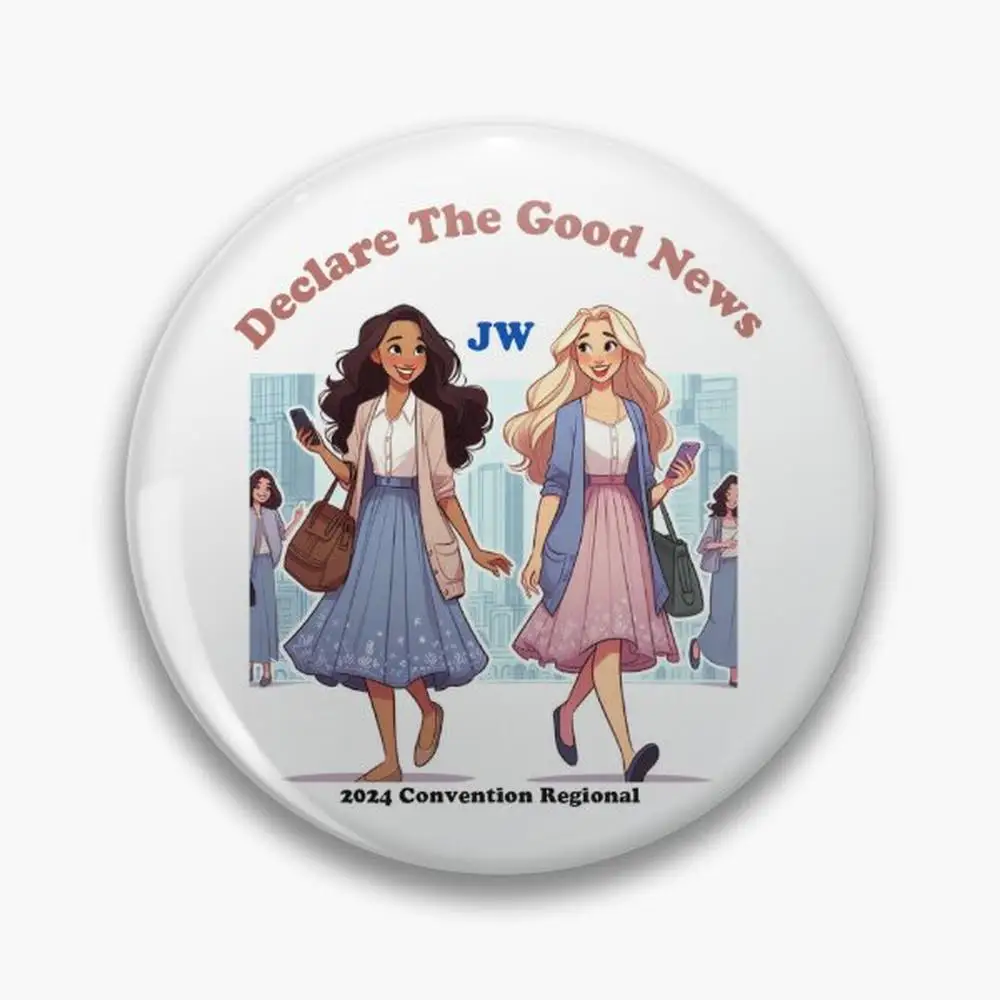 Declare the good news (sisters preaching) Pin Buttons Brooches  Jewelry Accessory Customize Brooch Fashion Lapel Badges