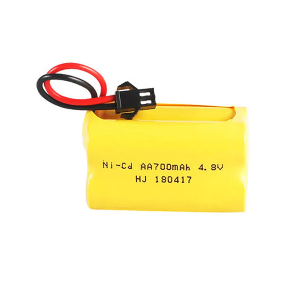 Bateria Ni-CD 4,8 V 700 mAh 4,8 V Akumulator 4 * Zestaw baterii AA do zabawek Rc Łodzie Samochody Czołgi Roboty Pistolety 1-10 szt.