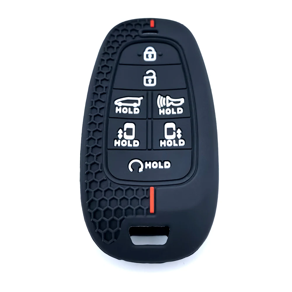 Para hyundai palisade 2023 tucson santa fe 2021 2022 atos solaris prime nexo sonata staria ioniq silicone caso chave do carro capa chave