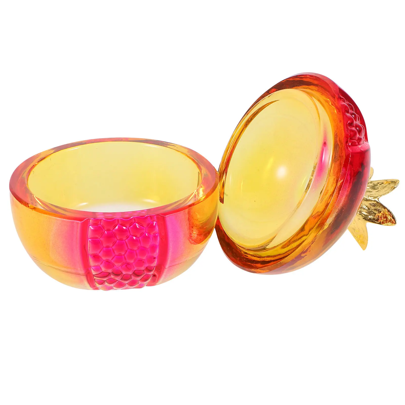 

Стакан для смешивания гель-лаков с градиентным цветом и дизайном «Гранат» с крышкой, для хранения мономера, жидкости и пудры, емкость для нейл-арта