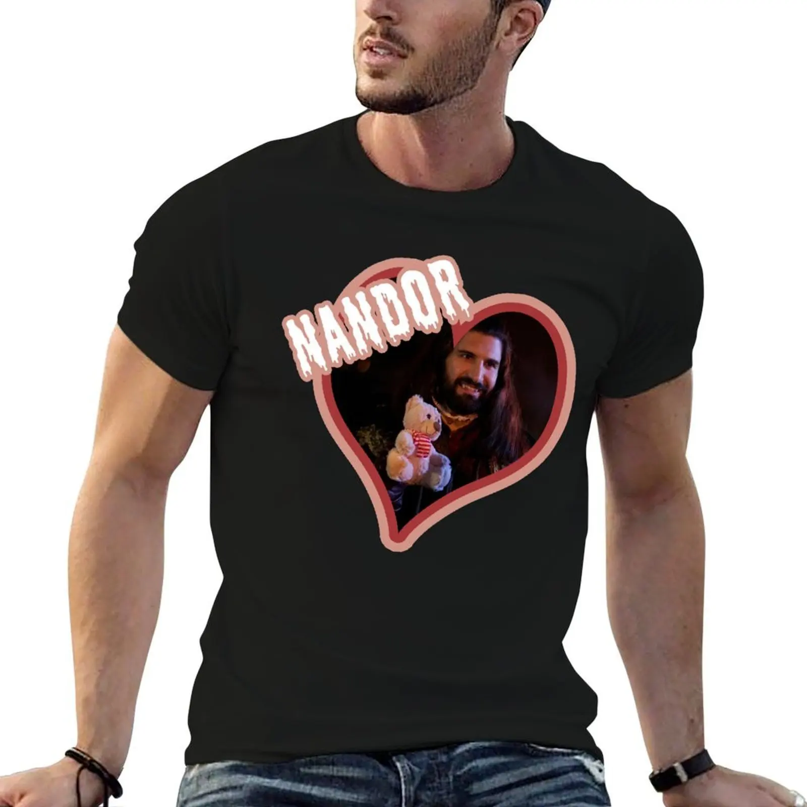 I Heart Nandor, Relentlessly T-Shirt t shirts designer t shirts for man cotton soft men t shirt cotton 100% T-shirt