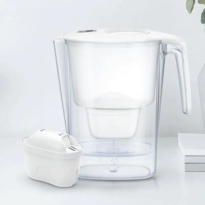 Water Filter Pitcher Water Filter Dispenser Countertop With Filter Change Indicator Domestic Quick Fill-Up Water Kettle For