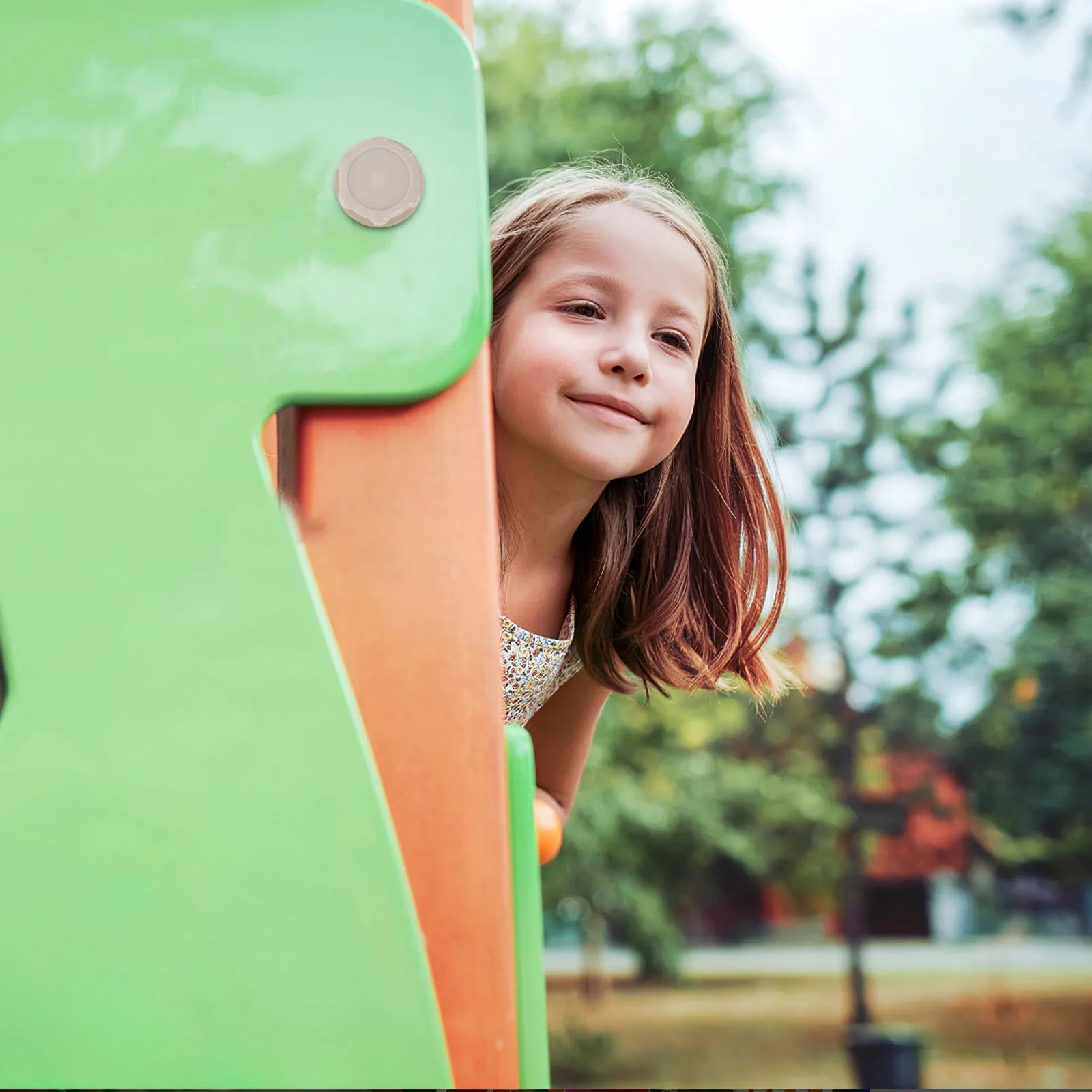 2pcs Children'S Screw Caps 3Cm Inner Diameter Plastic Nut Covers For Playground Equipment Slide Accessories Repair Replacement