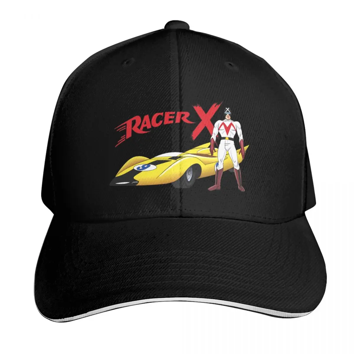 Racer X Tribute to Original 60s Speed Racer Cartoon Series Baseball Cap Men Women Casual Summer Sport Sun Cap