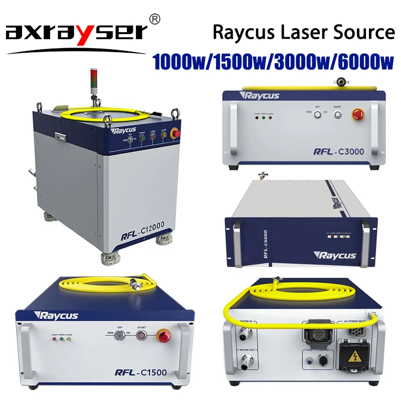 Raycus Original Laser Source 1000/1500/3000/6000W CW Laser RFL-C1000S for Fiber Cutting Machine