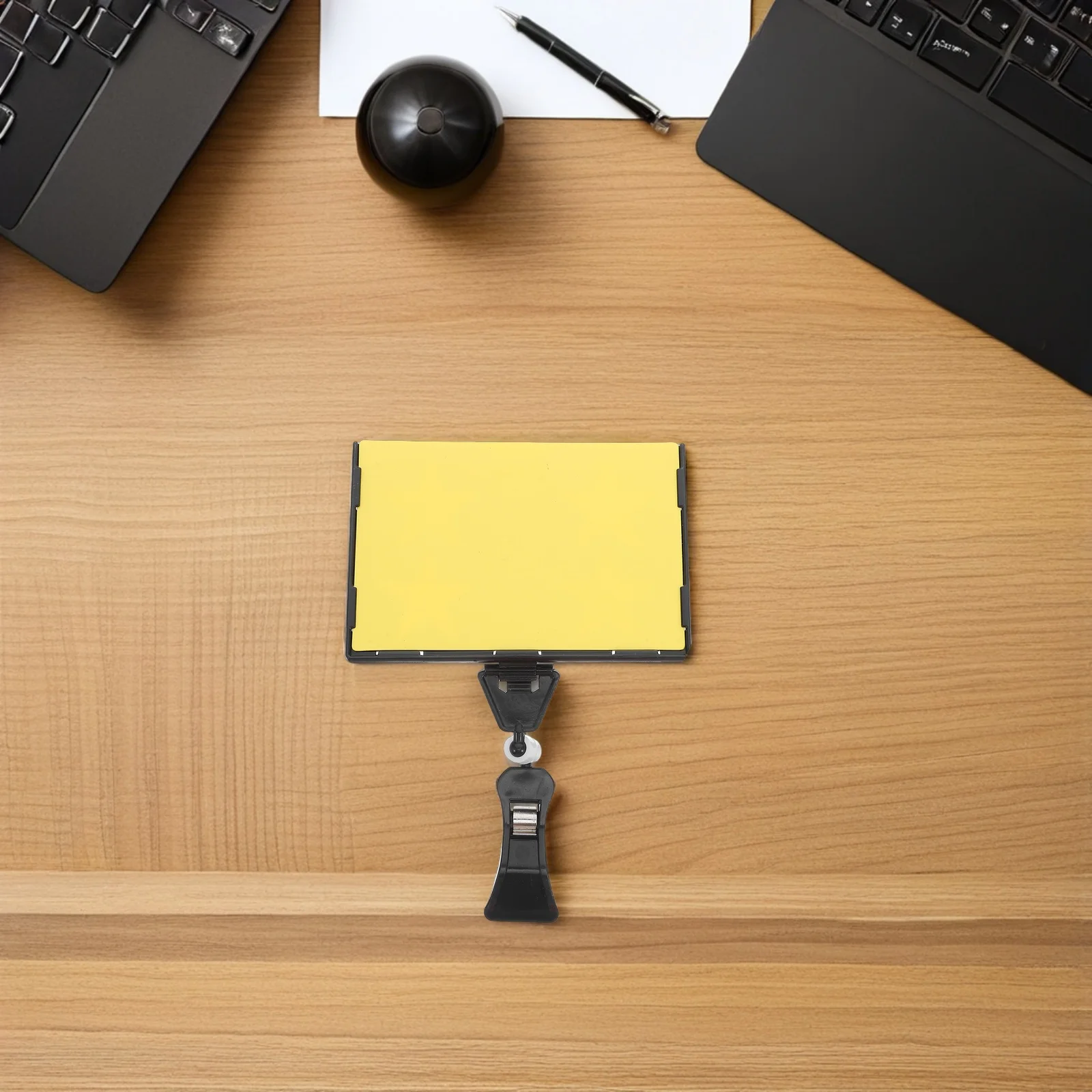 

5pcs Reusable Erasable Price Label Plate Plastic Clip On Sign Holder For Supermarket Shelf Display Retail Store Writable Marking