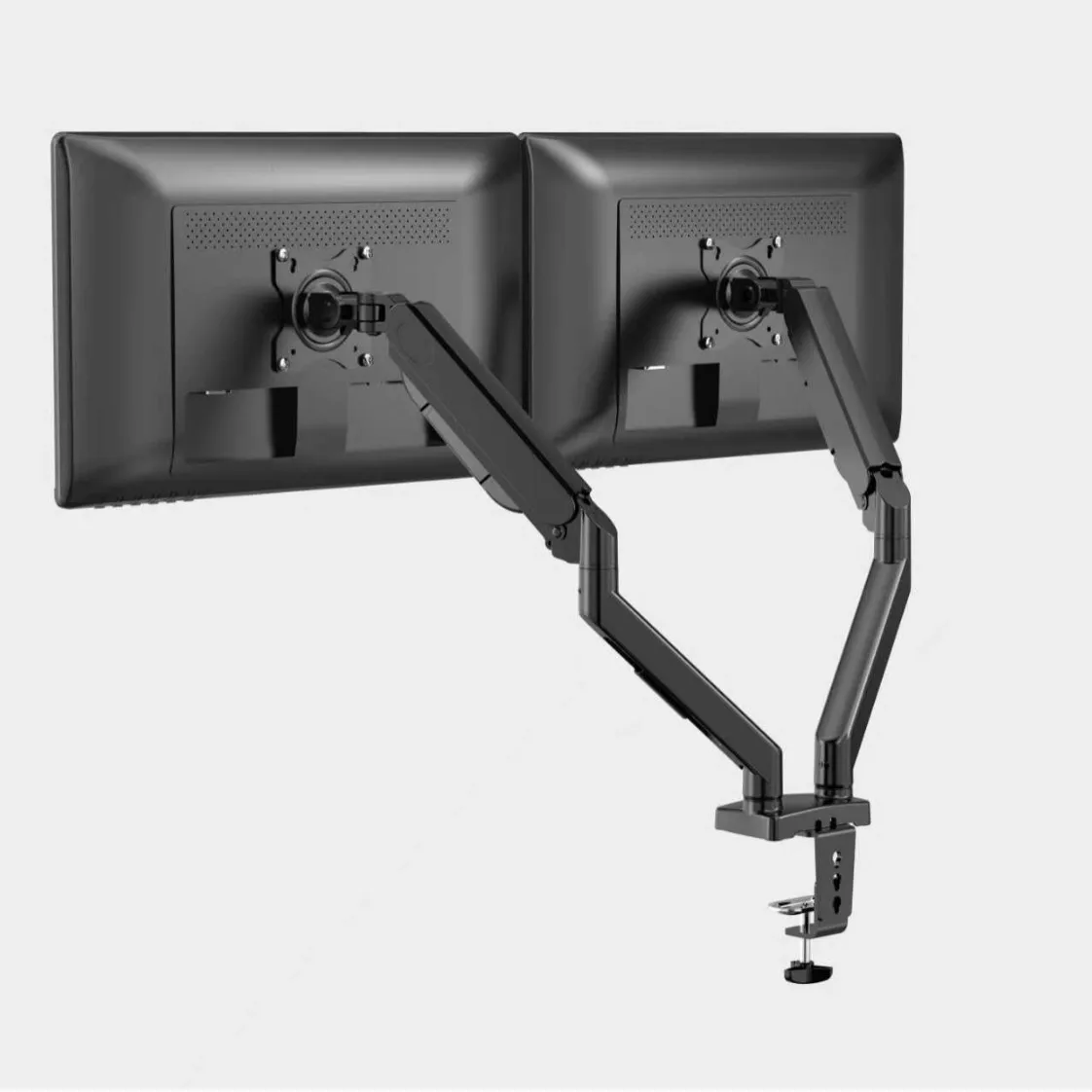 Single Arm Gas Spring Monitor Stand Model-Ls Fits Inch Holds Up To Lbs Kg Vesa X Height Adjustable Full Motion Swivel