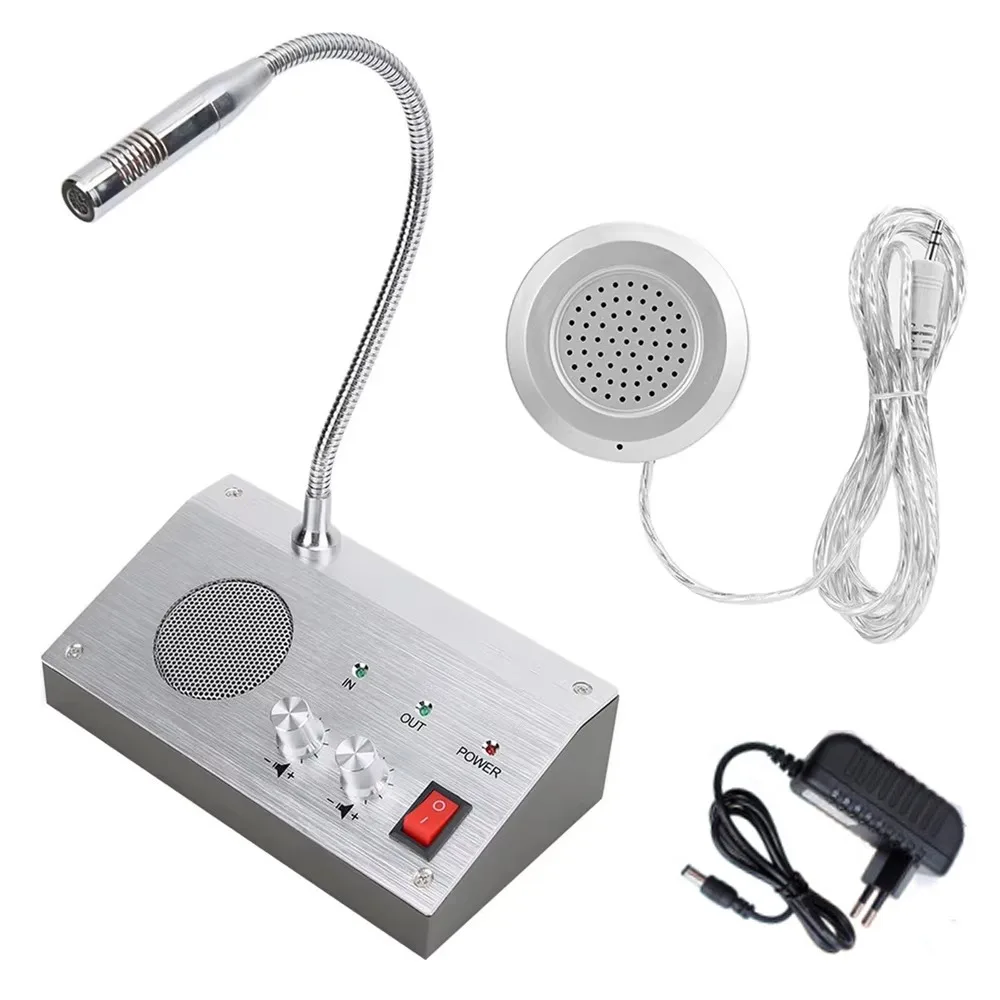 wired-microphone-window-intercom-system-loud-outer-microphone-noise-free-two-way-intercom-anti-interference-easy-installation