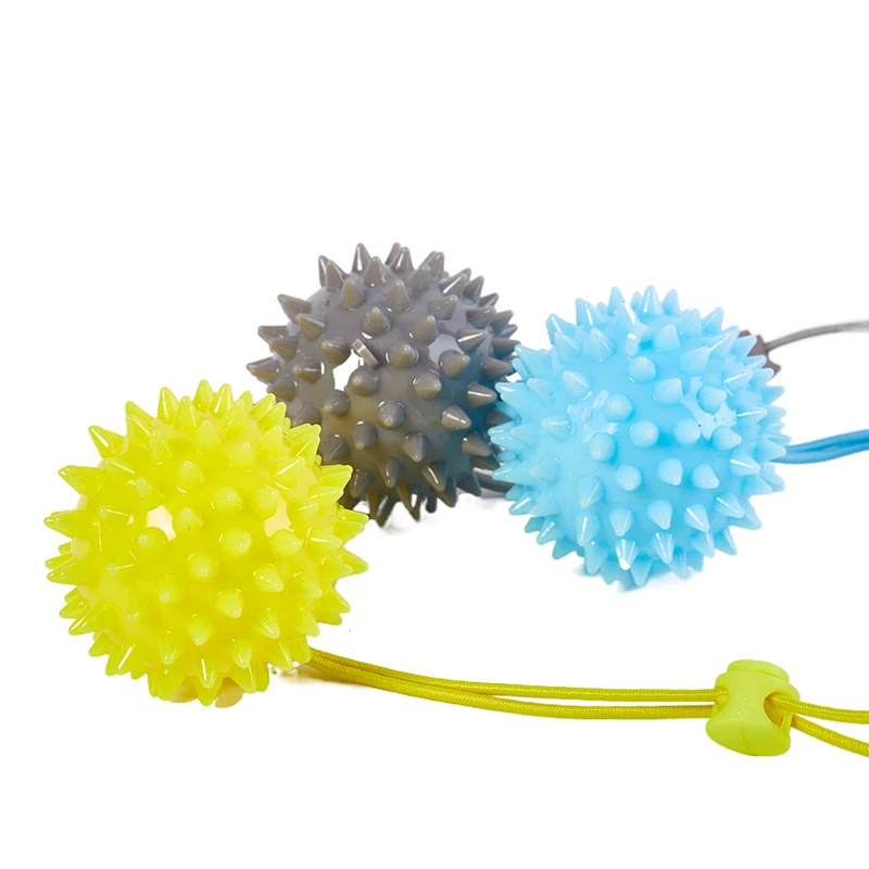 TPR Soft Spike Ball Hand Strength Recovery Exercise Massage Ball Yoga Fitness Spiky Massager Trigger Point 5.5CM Diameter