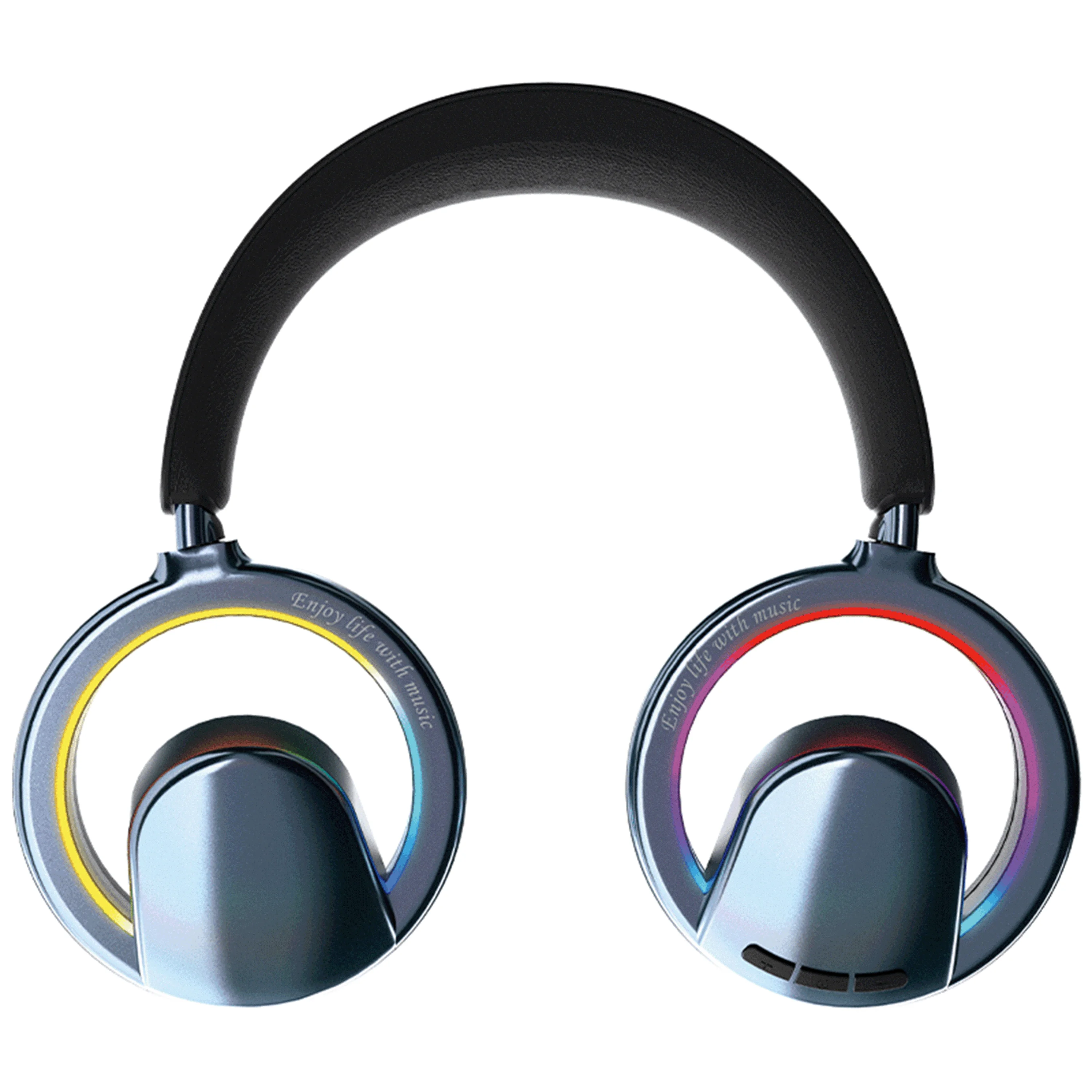 MS-B16 Open-Back Wireless Headset Wide Soundstage with Multi-Color Light Effects for Computer & Mobile Gaming