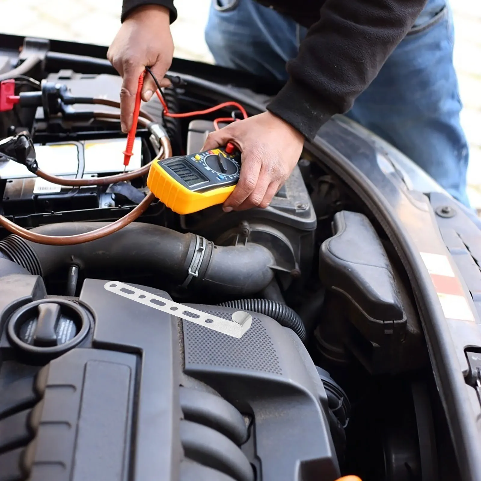 

Aluminum Alloy Universal Rotatable Air Intake Holder Durable Mounting Bracket For Truck System Car Power Supply