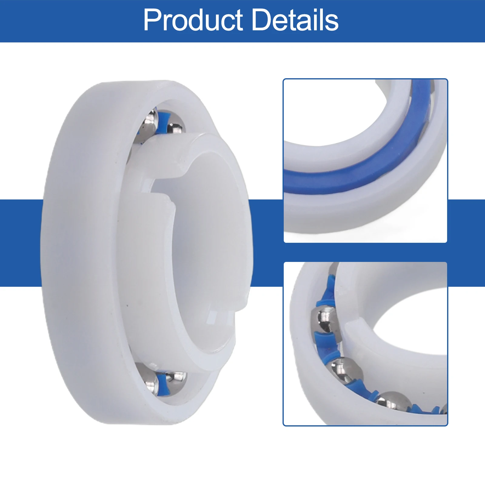 R0527000 Wheel Bearing Set of 2 for Zodiac MX8 MX6 MX8EL MX6EL Pool Cleaner Engine Replacement Compatible with R0525100