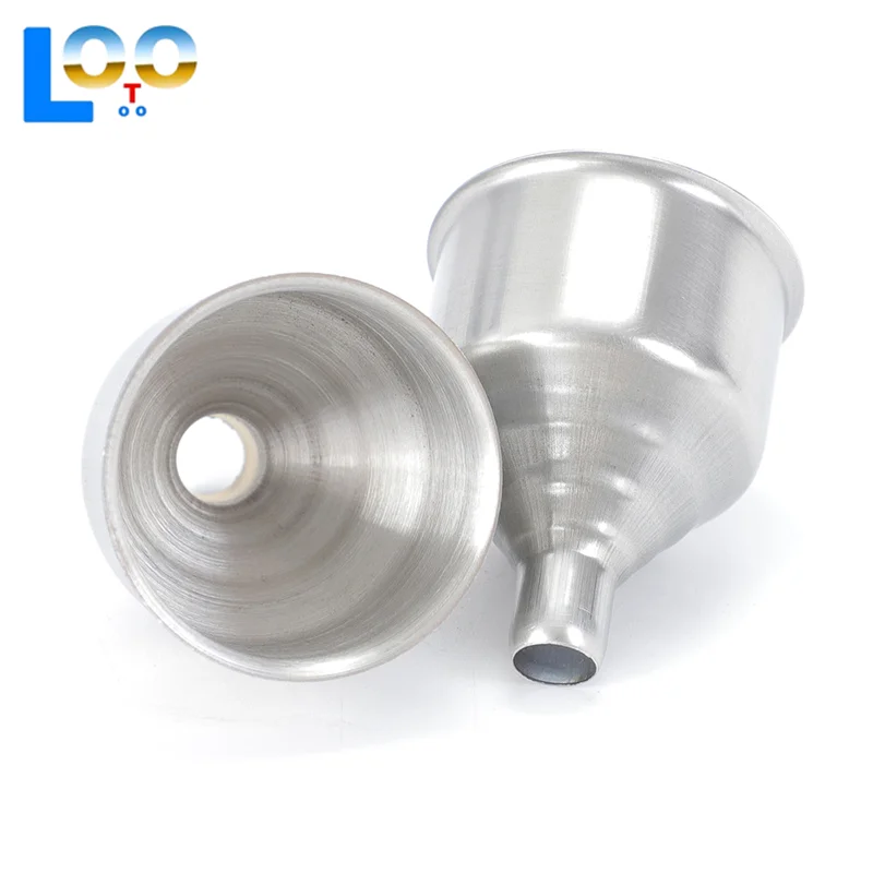 Воронка из нержавеющей стали, портативная мини-воронка с маленьким горлышком, барная винная колба, универсальная воронка с длинным горлышком, кухонный аксессуар