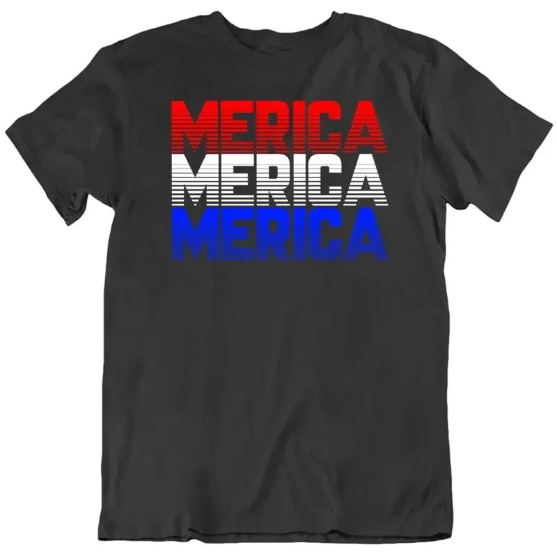 Merica x3 Independence Day 4th of July T Shirt