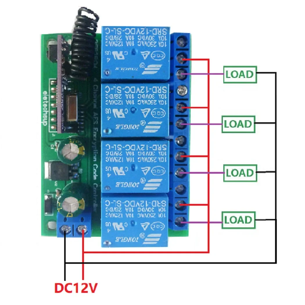 

AES Encryption 433M Remote Control for Enhanced Garage Door Security