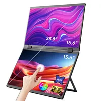 15.6 Inch Dual Touch Screen Portable Monitor 1080P FHD With 360° Flip External Screen For PC Laptop Mac Phone Xbox PS4/5 Switch