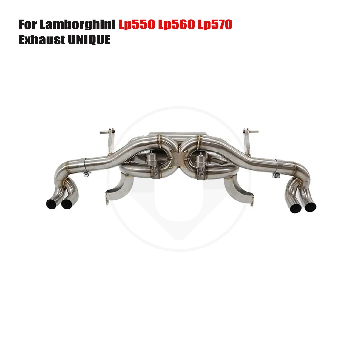 UNIQUE For Lamborghini Lp550 Lp560 Lp570 performance valve exhaust system ss304 exhaust muffler