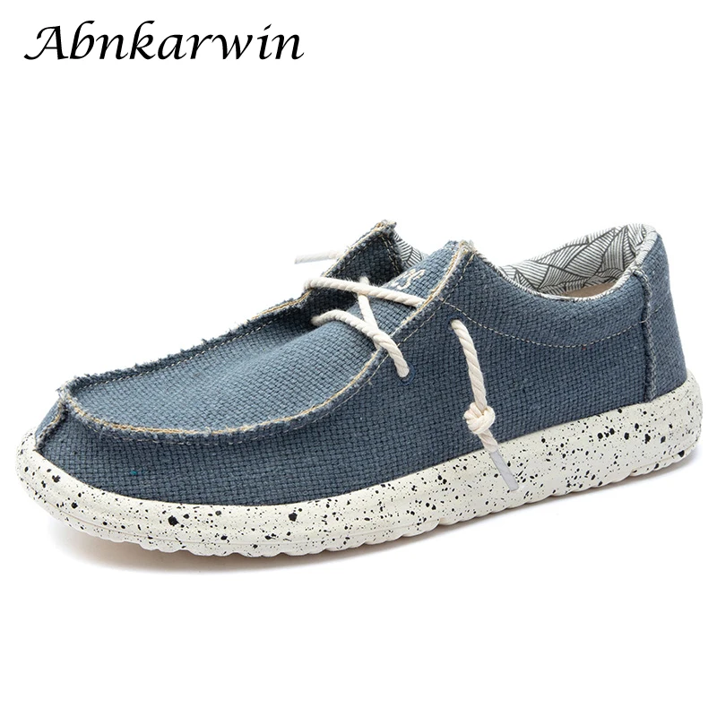 Popular Canvas Shoes Dude Shoes Men Casual Summer Breathable Trend Fashion Lightweight Soft Comfortable Plus Big Size 49 50