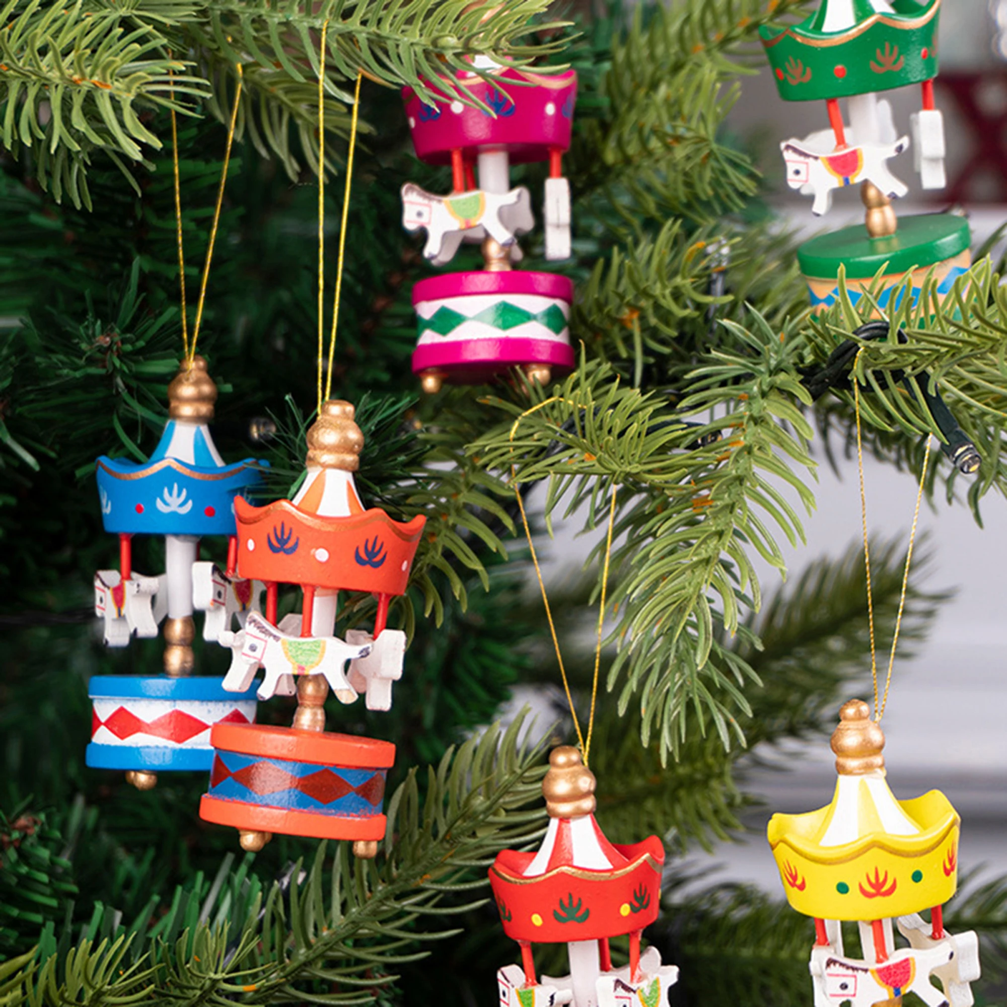 Ornement de noël rustique en bois de renne, pour suspendre sur une fenêtre d'arbre, une mur de porche ou une cheminée