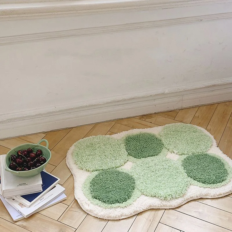 

Plush Floor Mats Cute Absorbent Bathroom Mats Bathroom Entrance Carpets Household Anti Slip Mats