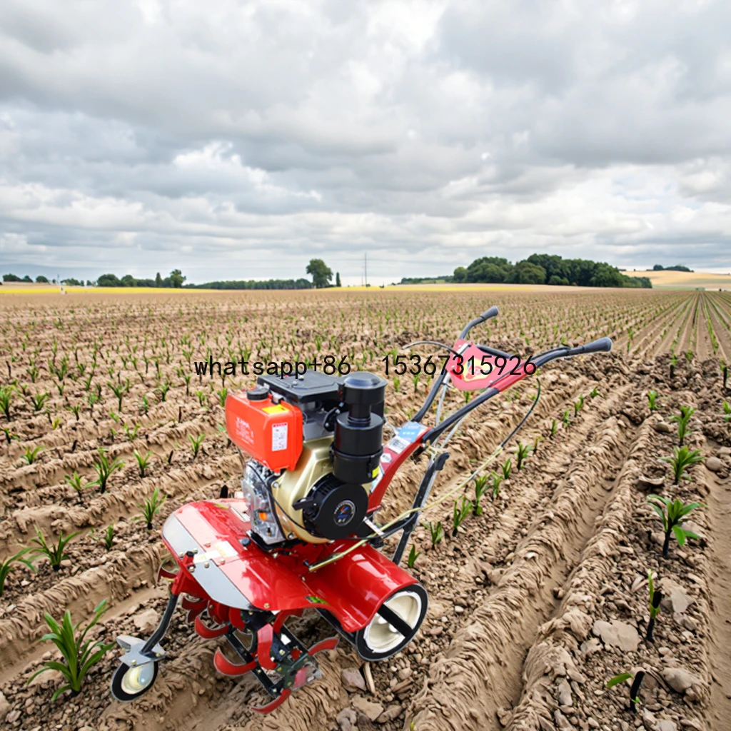 

High Quality 186F9HP Mini Power Tiller Diesel Agriculture Machinery Cultivator with 9HP Motor and Engine for Weeding