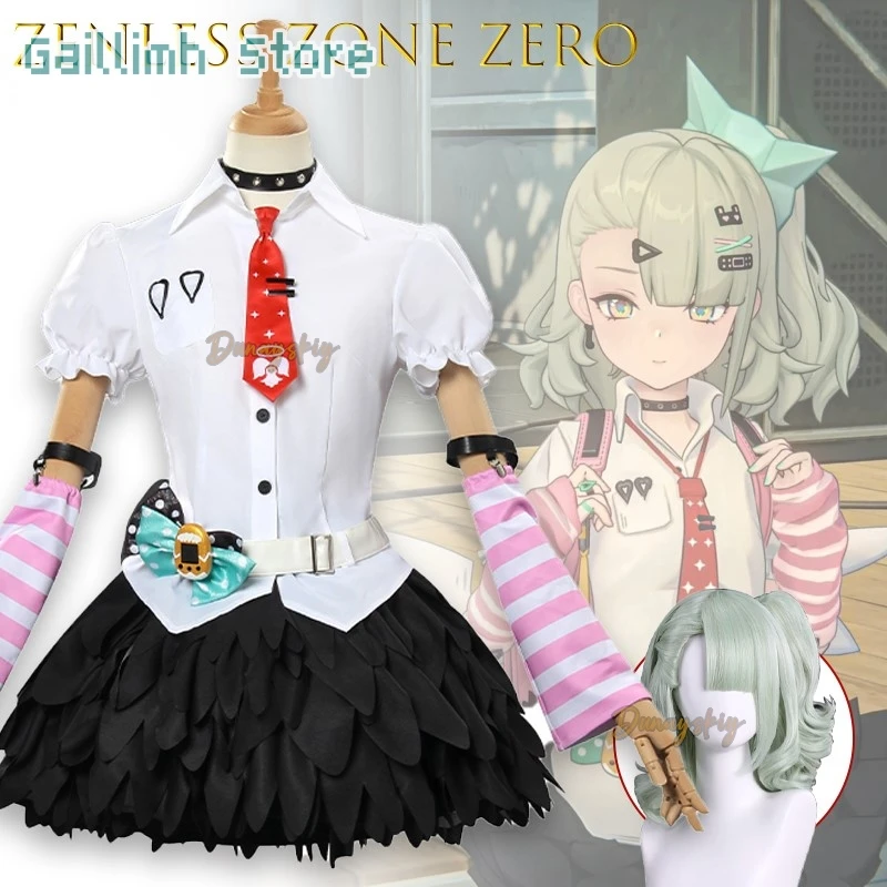 

Zenless Zone Zero Angels Of Delusion Chinatsu Remiel Cosplay disfraz Idol FullSet Game Anime Delusional Angel Halloween Outfit