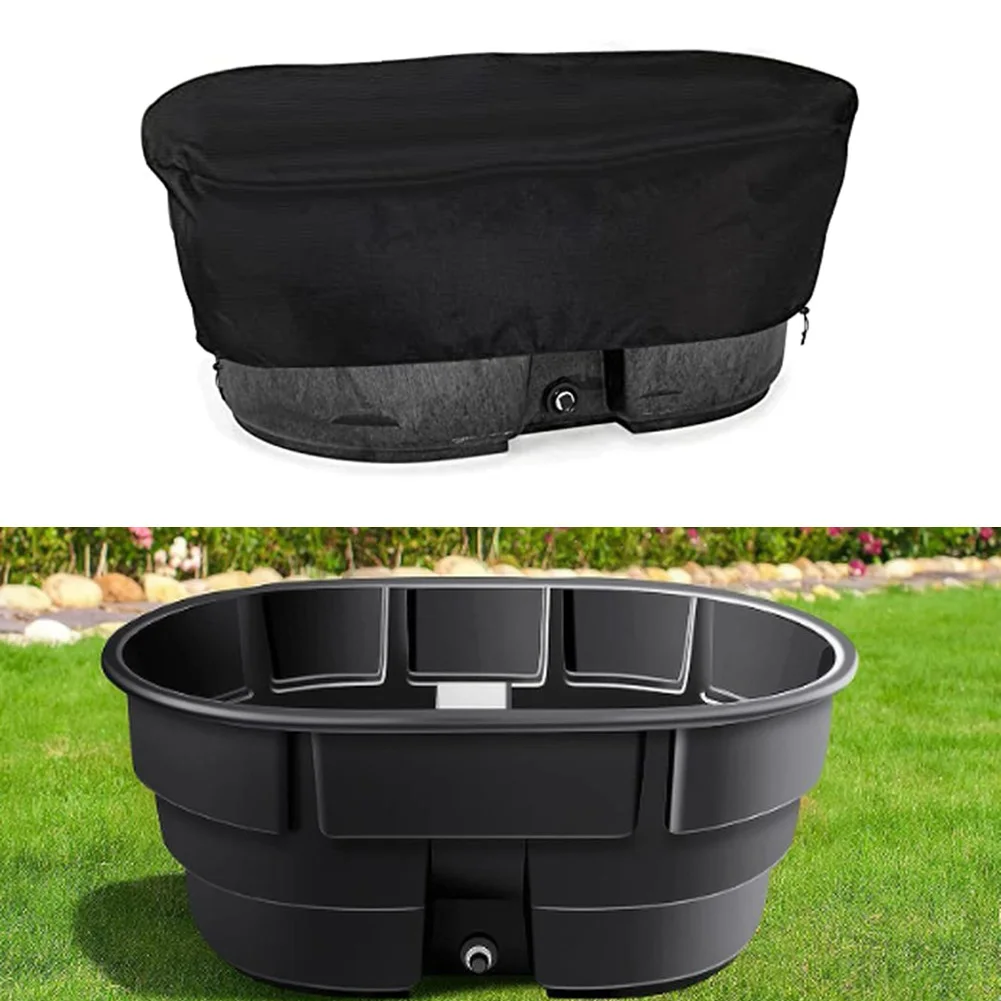 Effective Weatherproof Pool Cover Dustproof Sunproof 420D Oxford Cloth Water-resistant Coating Wind-resistant Fit