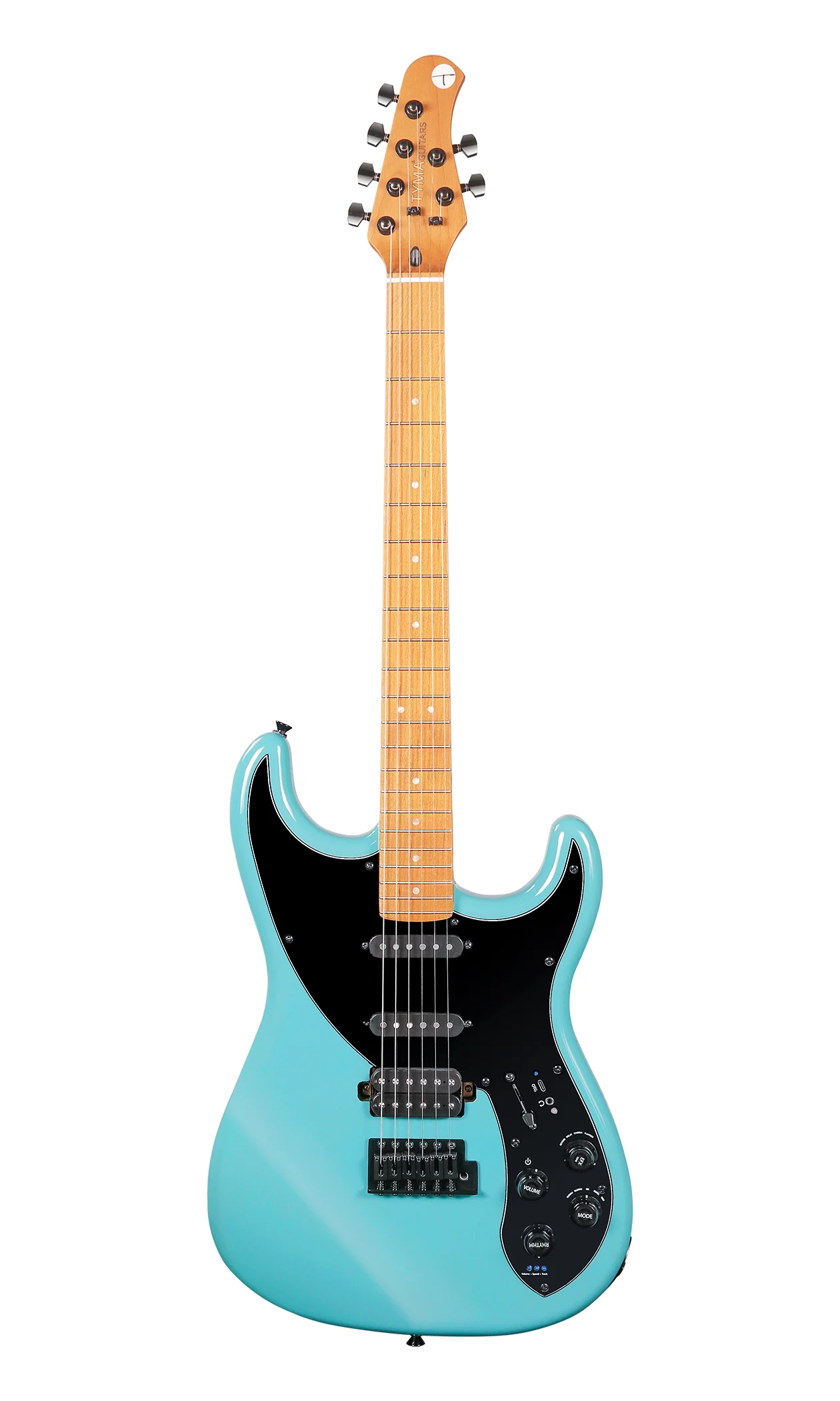 TYMA E7 Smart Electric Guitar with Built-in Effects, Bluetooth 5.0, OTG Recording, Drum Machine and Silent Practice