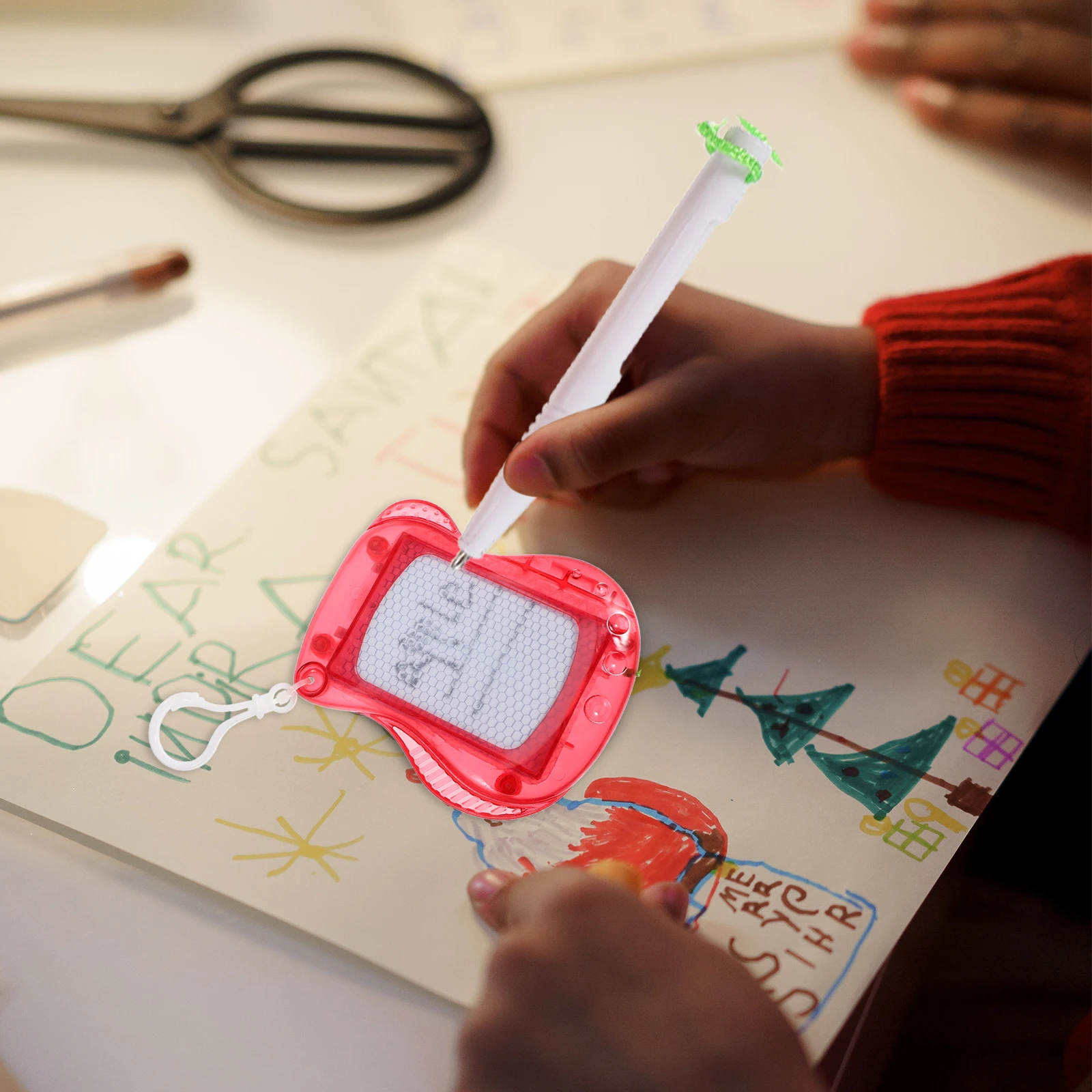 

4 Pcs Drawing Board Writing Pad for Kids Magnetic Mini Doodle Toddlers Learning Plastic