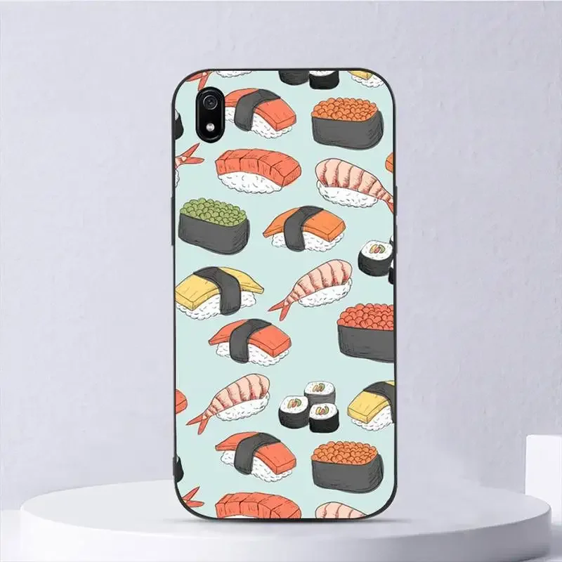 Cartoon sushi cute fruit Phone Case For Xiaomi9 10 11PRO LITE Redmi NOTE7 8 9 10A PRO K40 Poco3 Shell