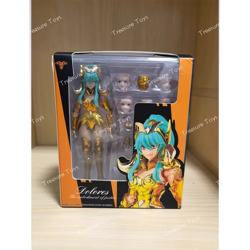 Great Toys/GT Saint Seiya Myth Cloth EX Female Aries Dolores Knights Of The Zodiac Anime Action Figure Model Custom Toys Gifts