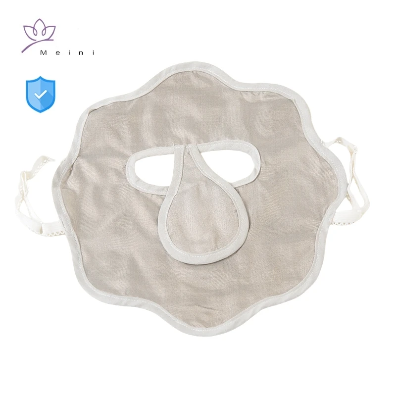 Electromagnetic radiation protective 50% silver fiber face mask New energy vehicle EMR shielding color silver fiber face mask