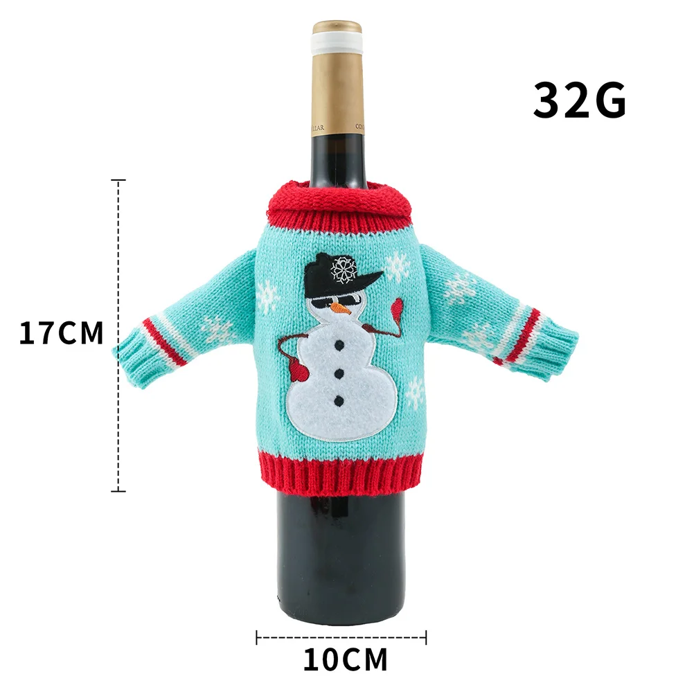 

3Pcs Christmas Wine Bottle Sleeve Reusable Xmas Wine Bottle Cover Perfect for Party Home Decor Christmas Decor for Home