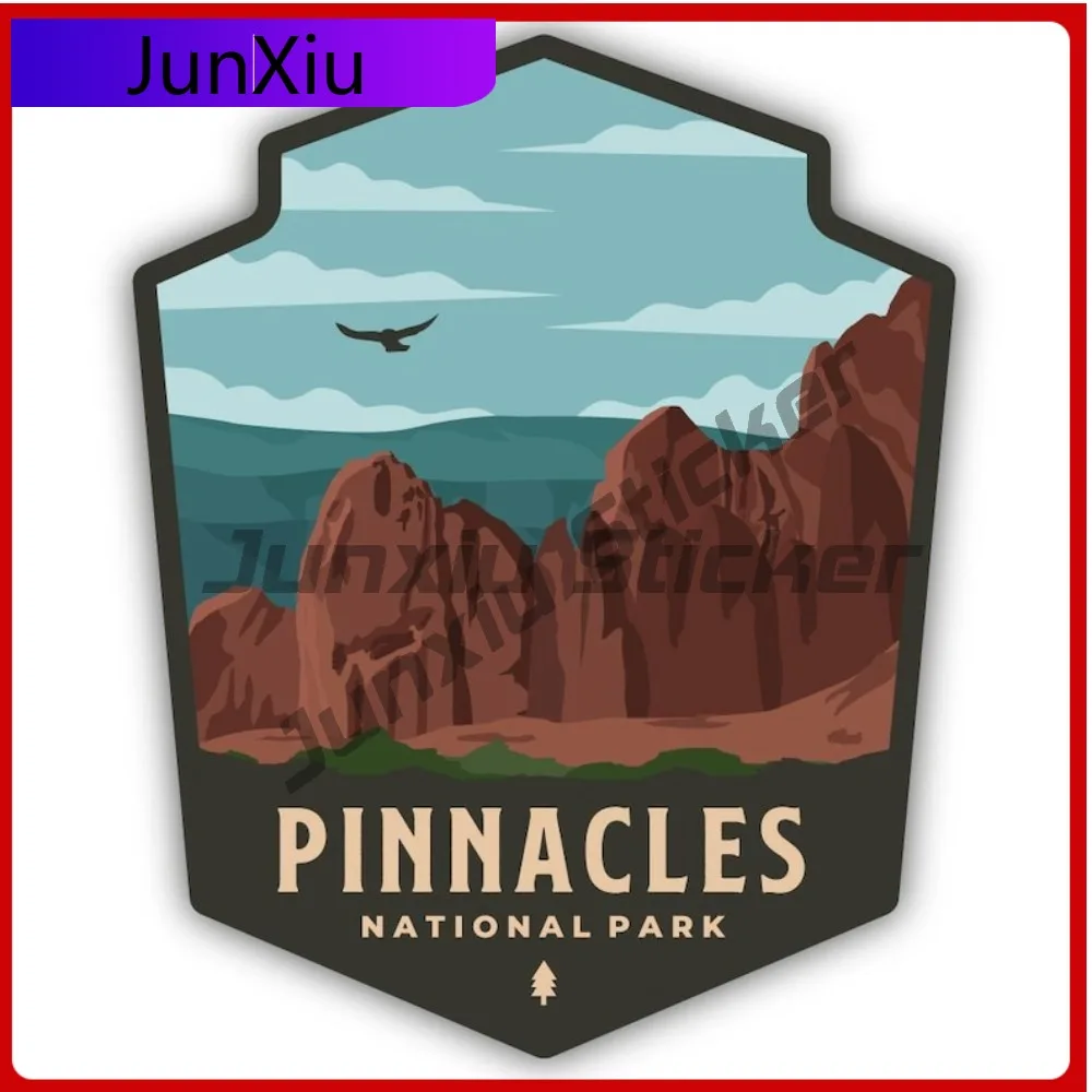

Pinnacles National Park Vinyl Sticker Emblem Shape Waterproof Decal Accessories X500 Motorcycle Bumper Stickers And Decals Exter