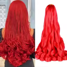 Loose Wave Spiral Curl Braids Synthetic Hair French Curls Braiding Hair Extensions High Temperature Ombre Pre Stretched Hair - AliExpress 