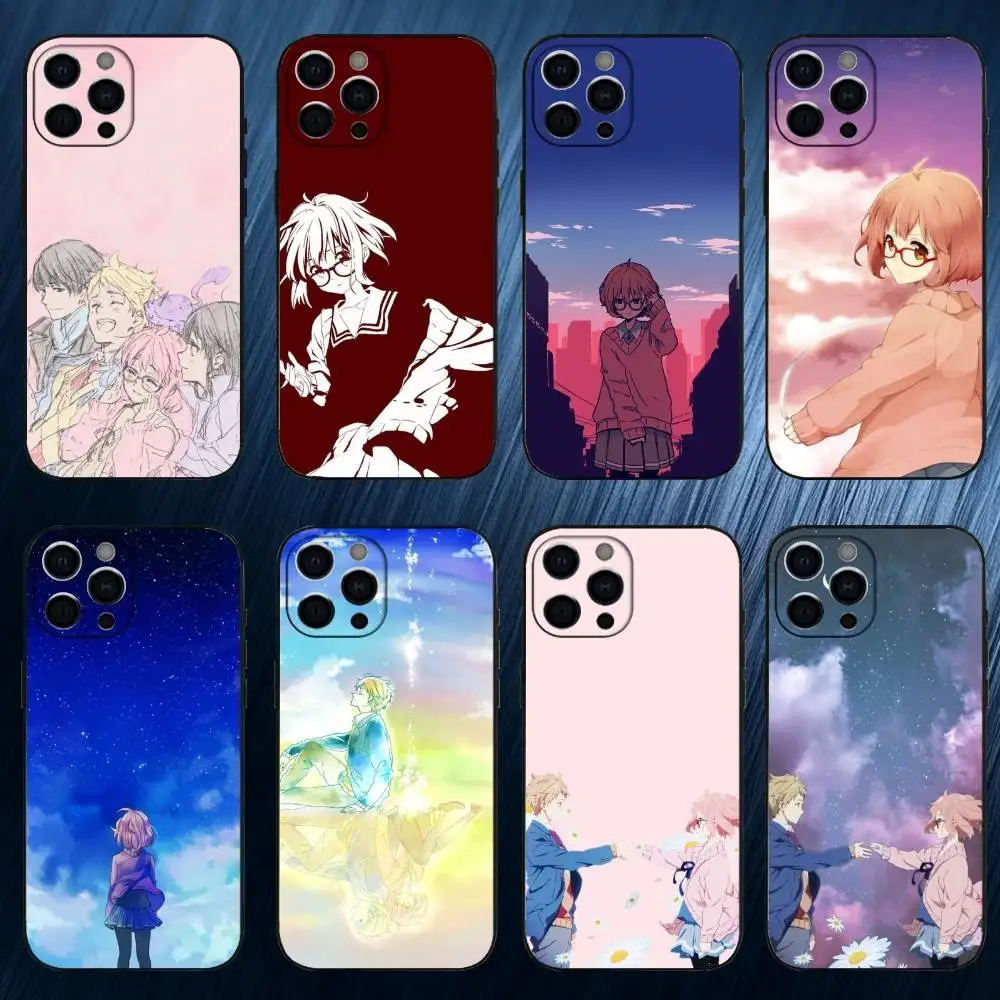 Anime B-Beyond de grens telefoonhoesje voor iPhone 17,16,15,14,13,12,11 Plus, Pro Max, zachte siliconen hoes