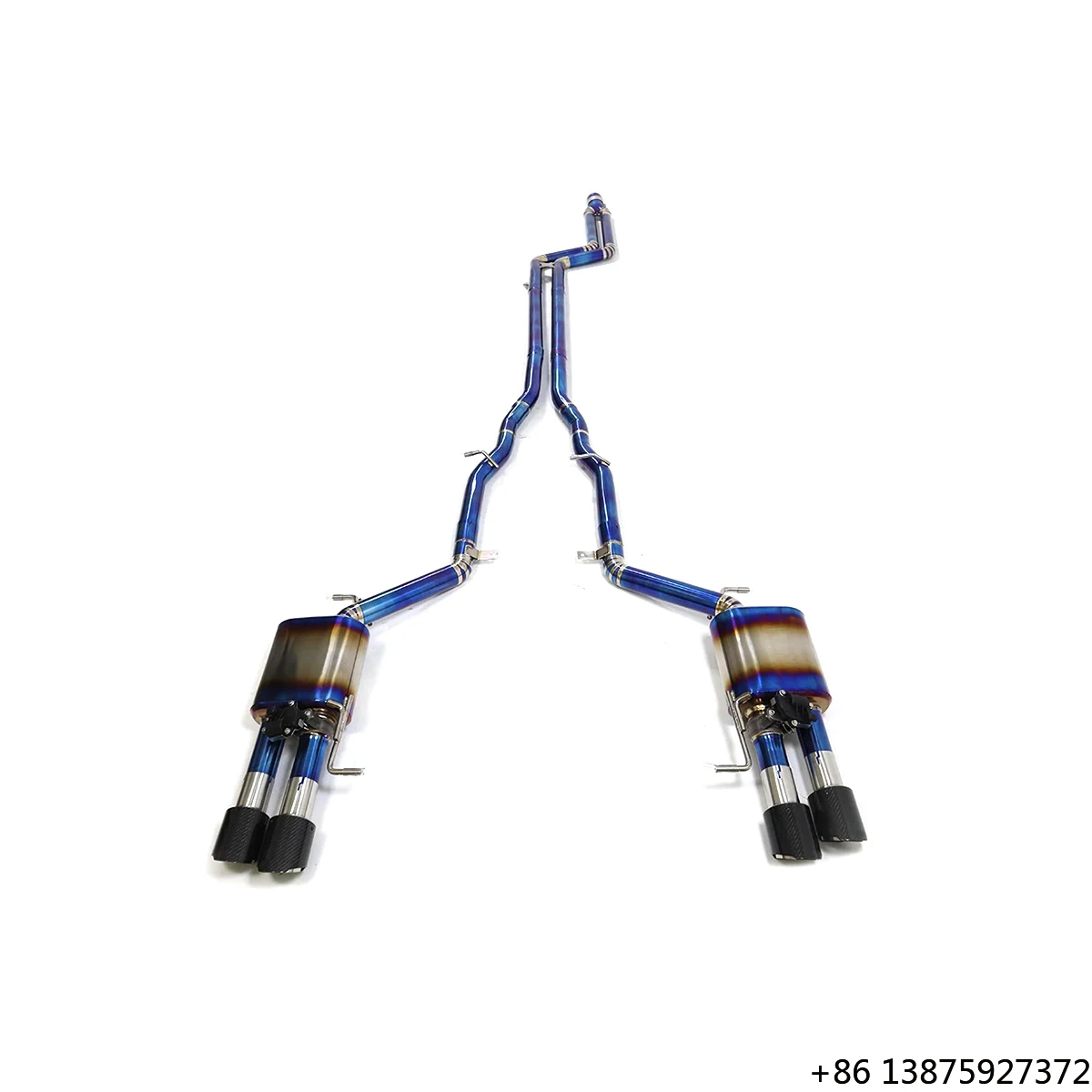 

Ecnal for 640i F06 N55 3.0T Performance Valve Titanium Exhaust System TC4 Titanium Alloy Exhaust Muffler