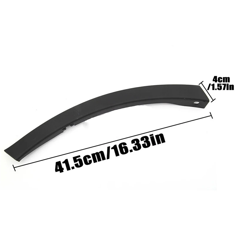 Pair Black Front Bumper Wheel Fender Molding Trim Cover Right & Left Side 52112-0R040 For Toyota RAV4 (XA40) 2013 2014 2015