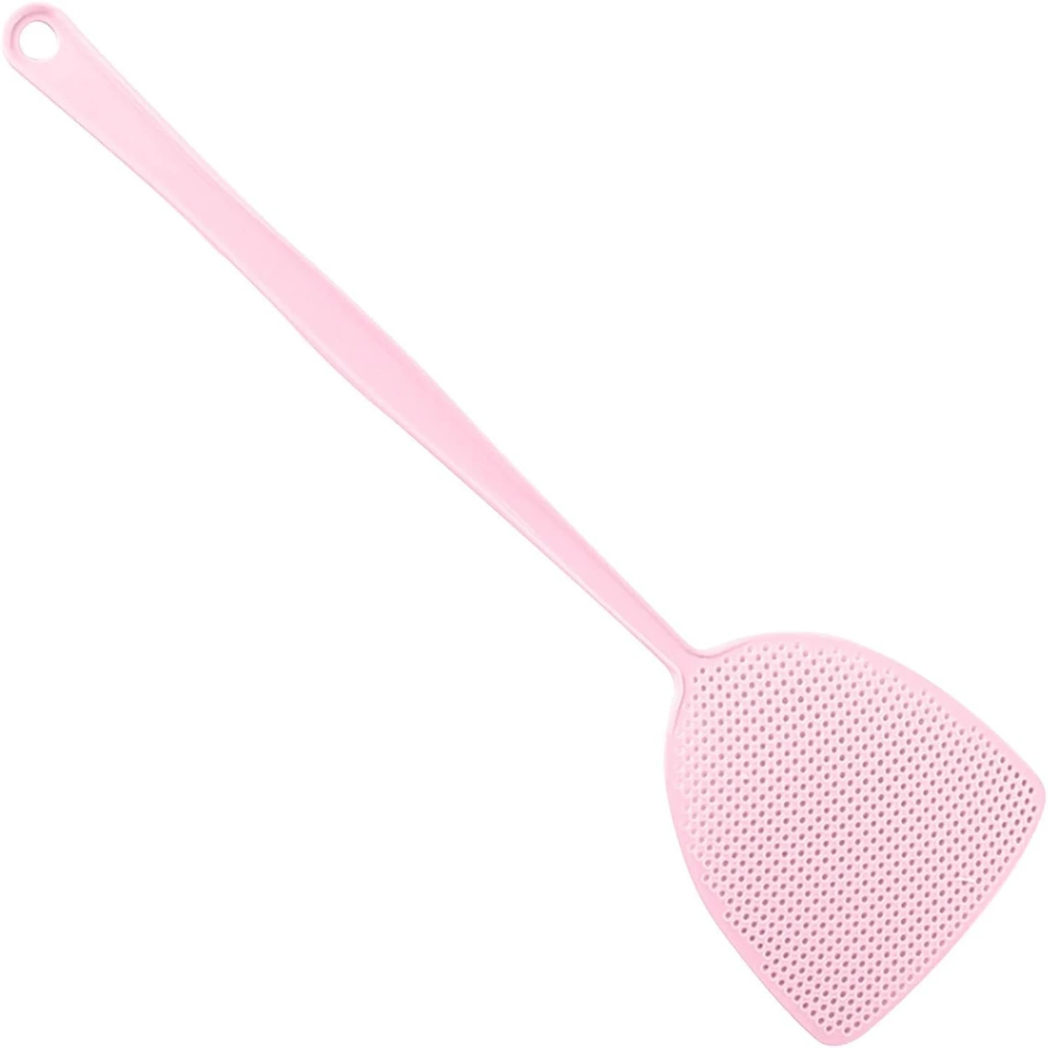 Fly Swatter - Flexible and Lightweight Long Handle Flyswatter - Plastic Fly Swatter, 17.5\u201D Long Handle Fly Swatter Control