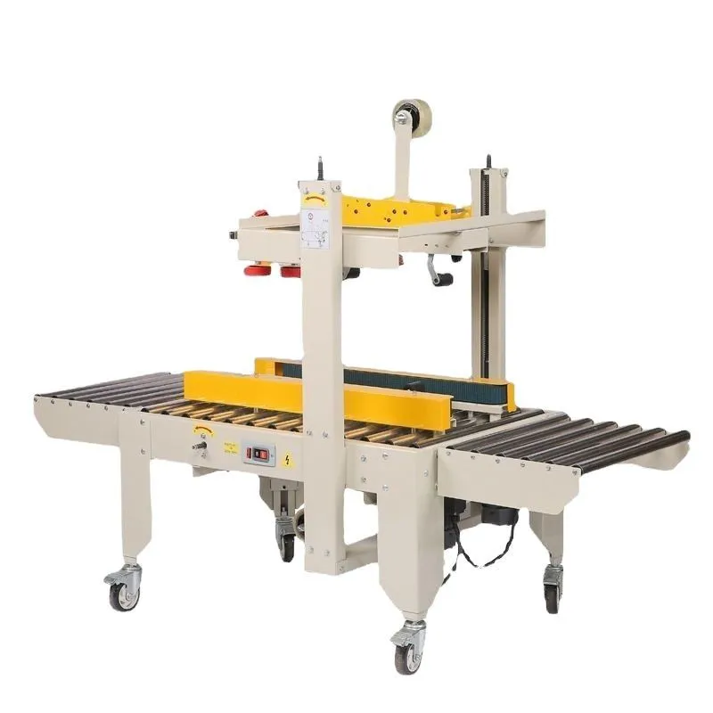 Fully automatic 6050 box sealing machine, left and right drive carton sealing machine