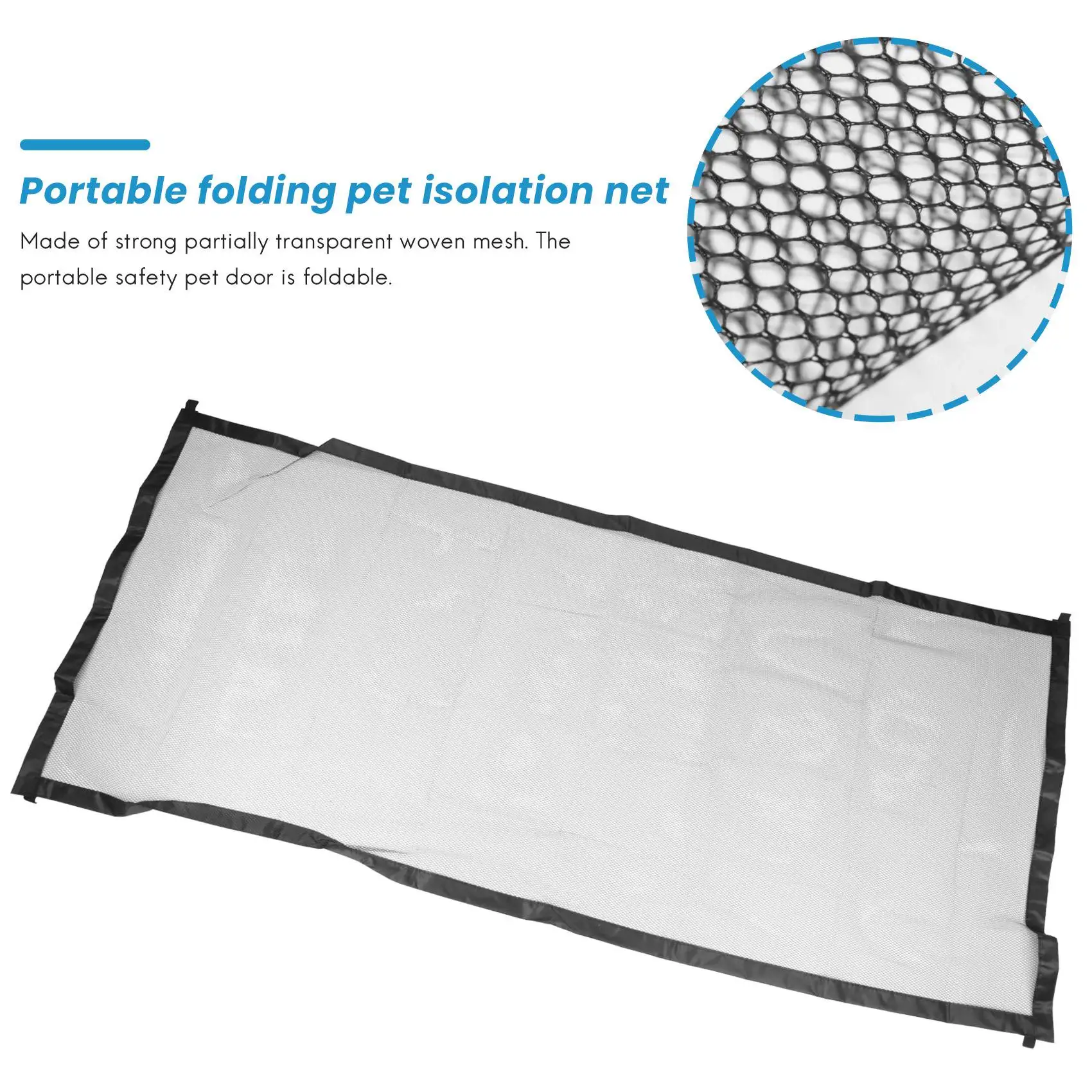 Porta isolante per cani per uso domestico Recinzione di isolamento pieghevole portatile per animali domestici Rete per recinzione di sicurezza per barriera per cani