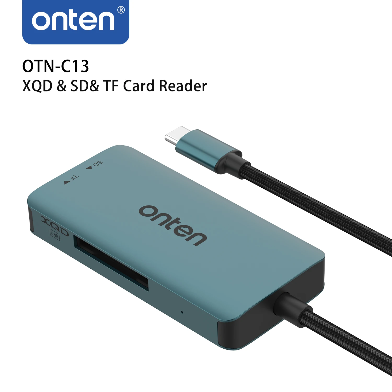 Onten original OTN-C13 typ c zu xqd & sd & tf kartenleser