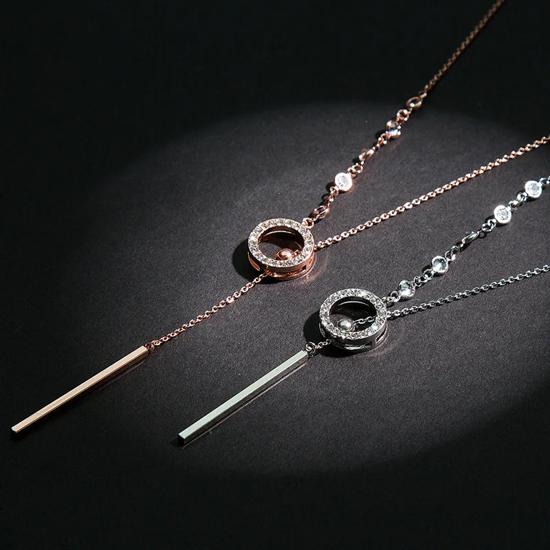 

New and simple ladies' pendants, fashionable decorative chain necklace accessories