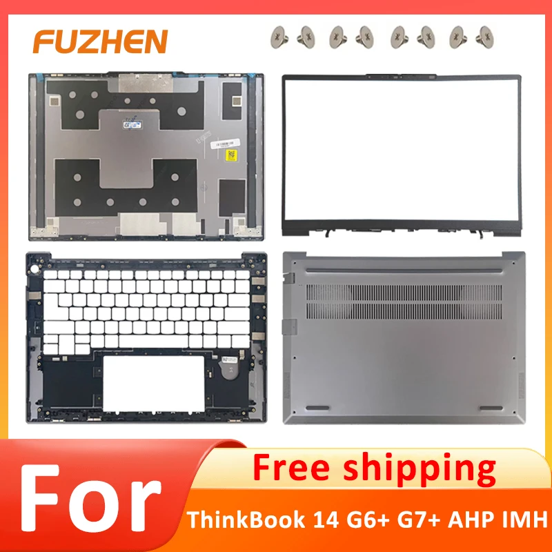

NEW Original Replace Laptop Case For ThinkBook 14 G6+ G7+ AHP IMH LCD Back Cover Front Bezel Palmrest Bottom Case