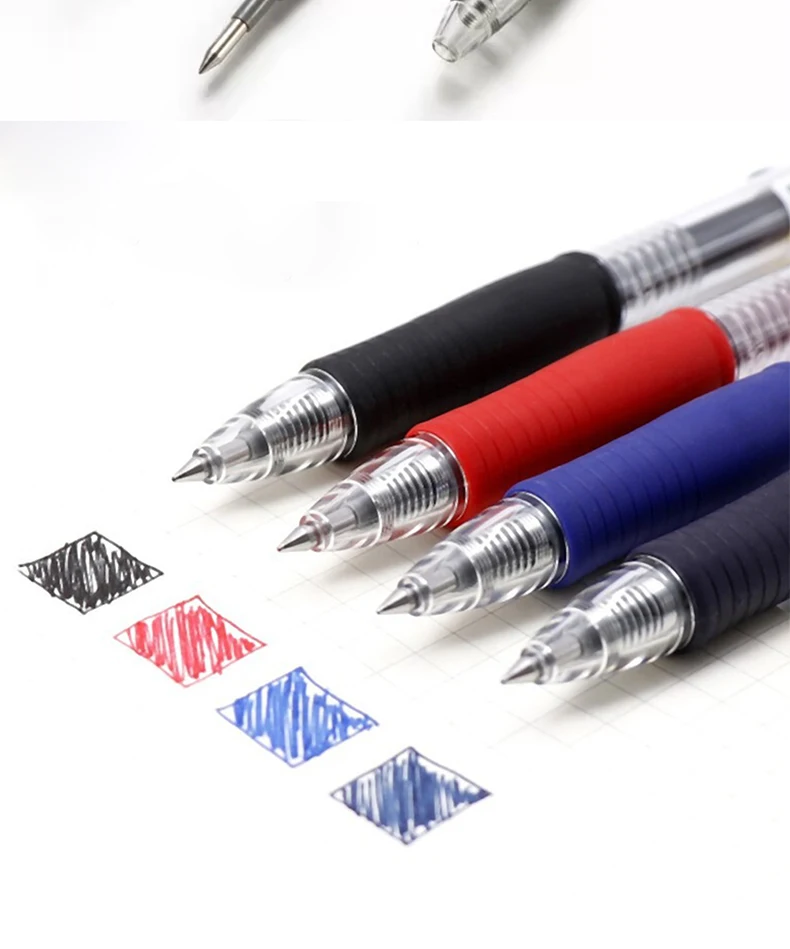 3 stücke Japan Pilot Gel Stifte Große Kapazität BL-G2 0,5/0,7mm Schreiben Stift Rot Blau Schwarz Schule Bürobedarf kinder Schreibwaren – Detail 6