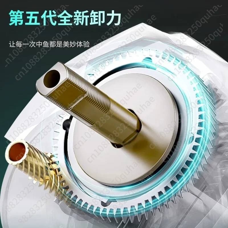 Micro Lure DC Reel, Dual-Use Drum & Baitcaster, Long Cast Anti-Backlash Self-Charging Fishing Reel view 5