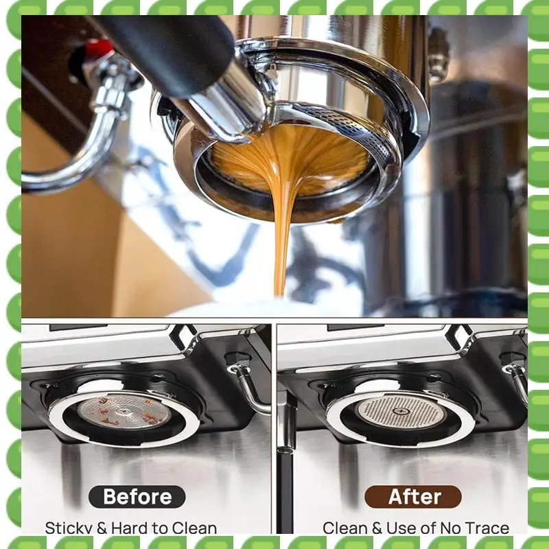 

A04V 51Mm Bottomless Portafilter, Professional Espresso Portafilter With Filter Basket, Screen And Espresso Dosing Funnel, Durab