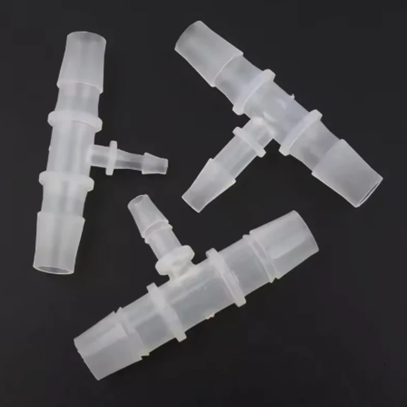 Plastic 3-Way Reducer Fitting, Tower Hose Connector, 3-Way Hose Adapter, Irrigation Pipe Fitting