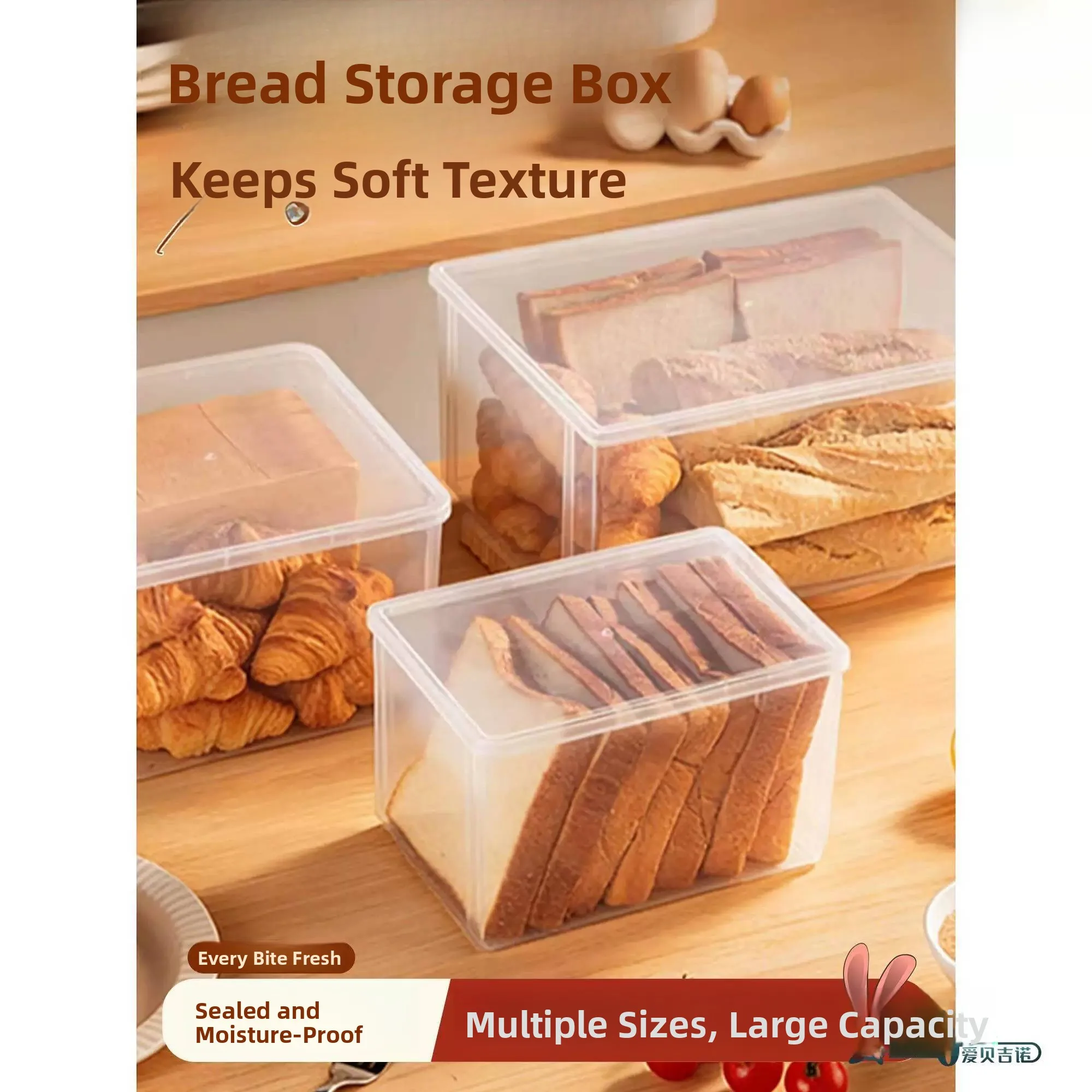 Large Capacity Food Grade Freezer Box Dumpling Sorting Refrigerator Storage Container Steamed Buns Special Use Organizer